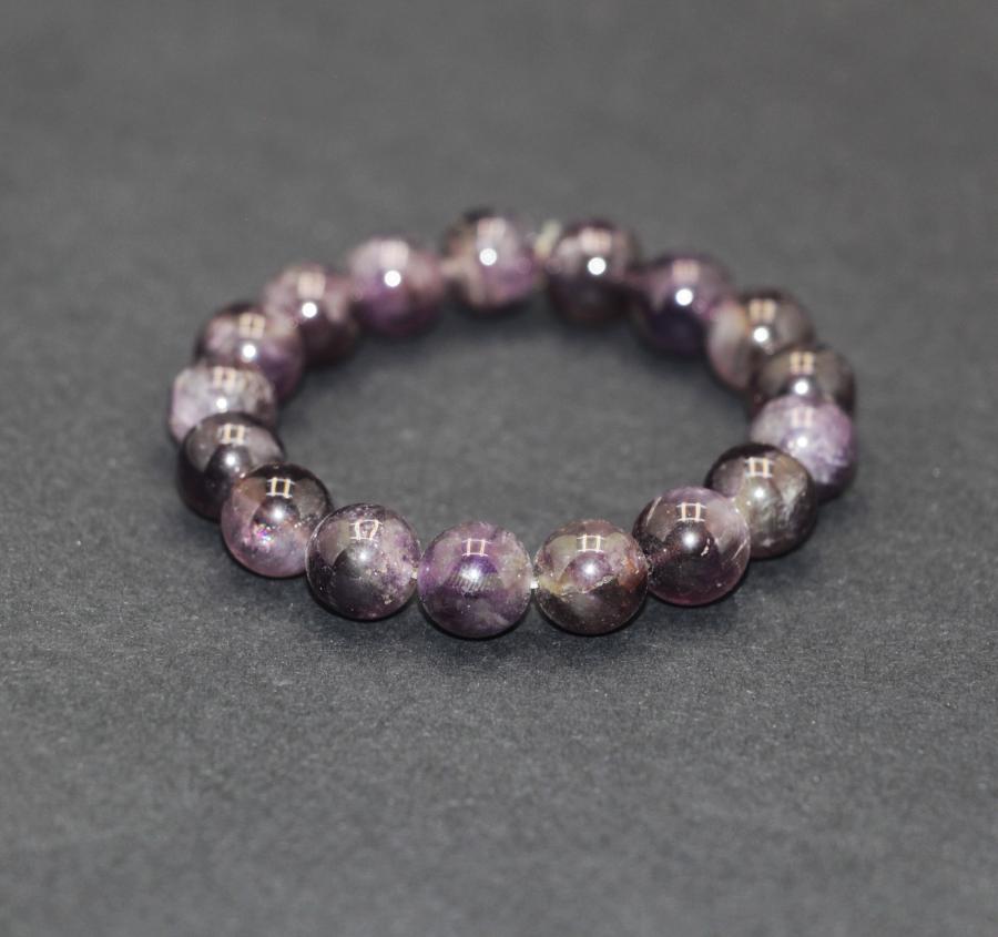 دستبند عقیق بنفش - B15