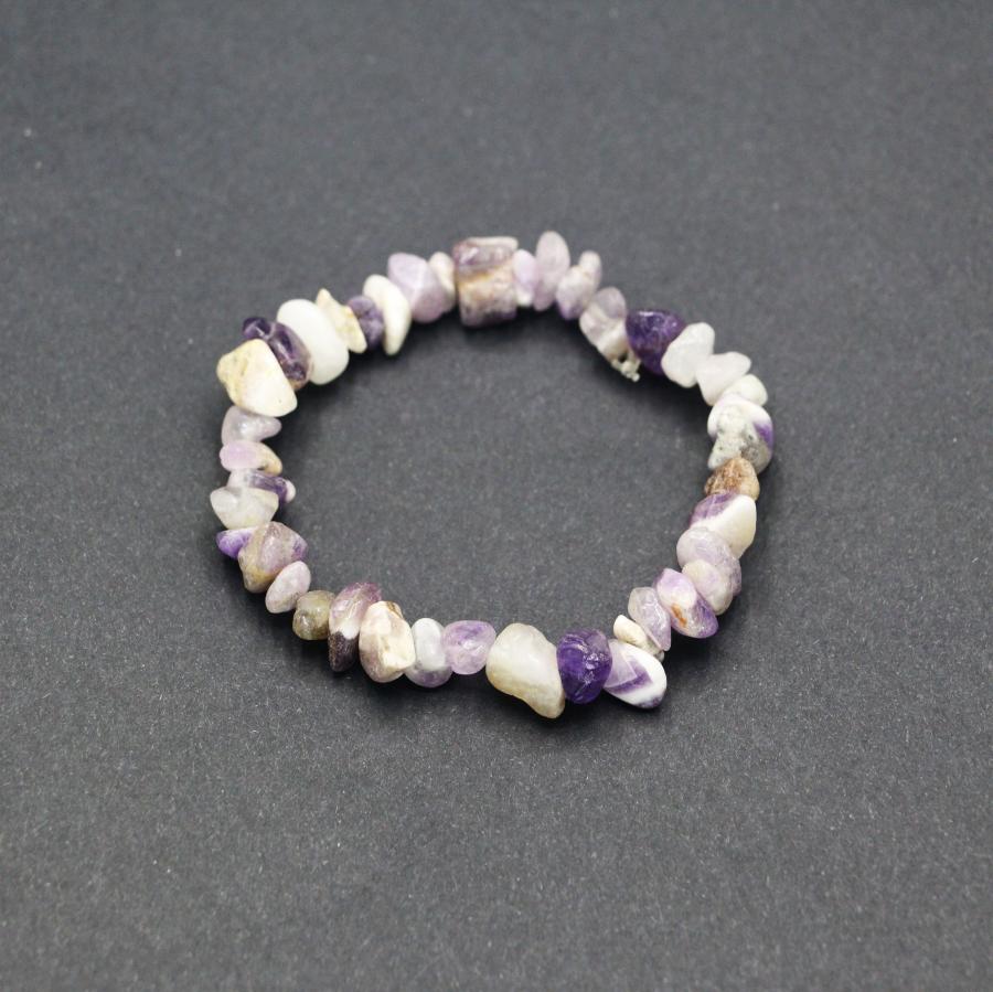 دستبند آمیتیست چیپسی - B02